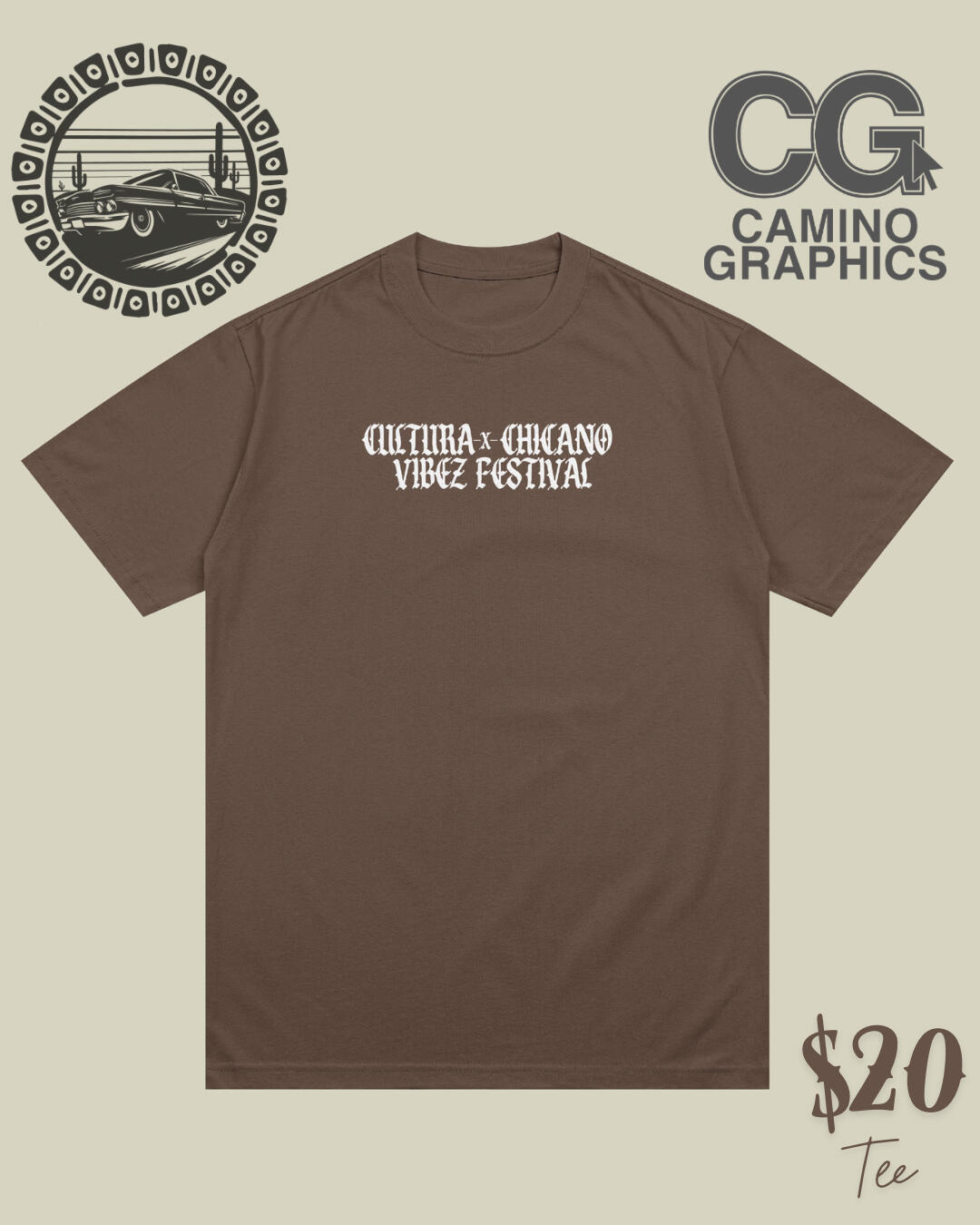 Cultura x Chicano Vibez 2025 Tees PRE-ORDER NOW Cultura x Chicano Vibez 2025 Tees PRE-ORDER NOW