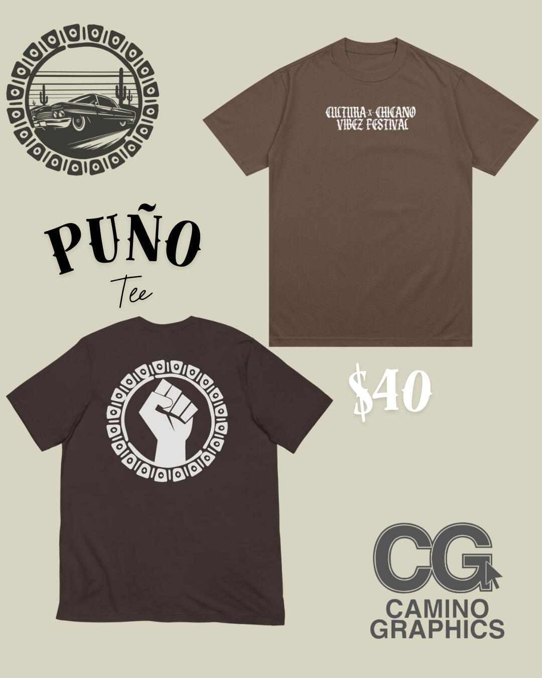chicano vibez 2025 merch puno pre order tees
